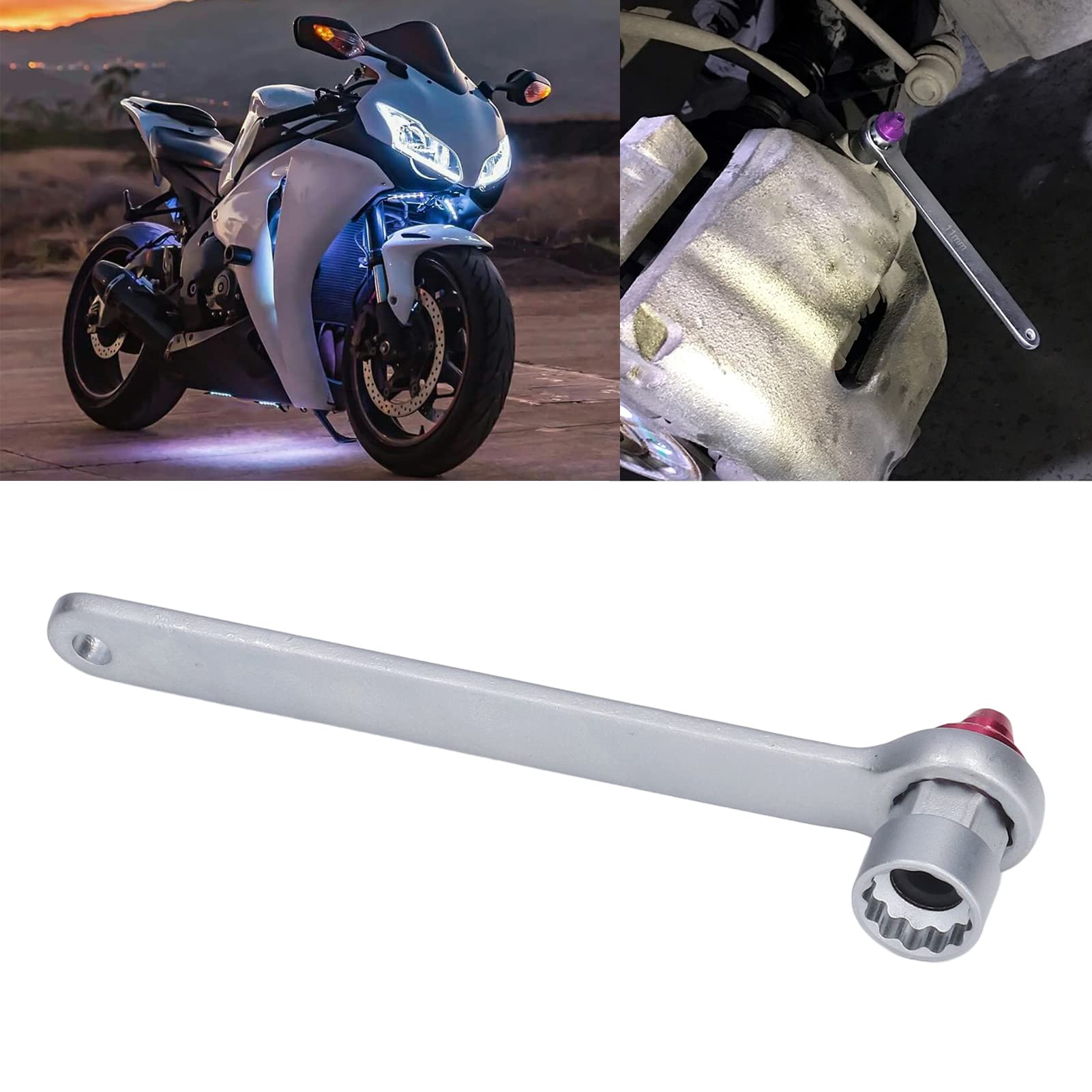 11 mm Klucz Odpowietrzający do Płynu Hamulcowego, 12-Punktowy do Odpowietrzania Hamulców w Samochodzie, Ciężarówce, Motocyklu, Pojeździe