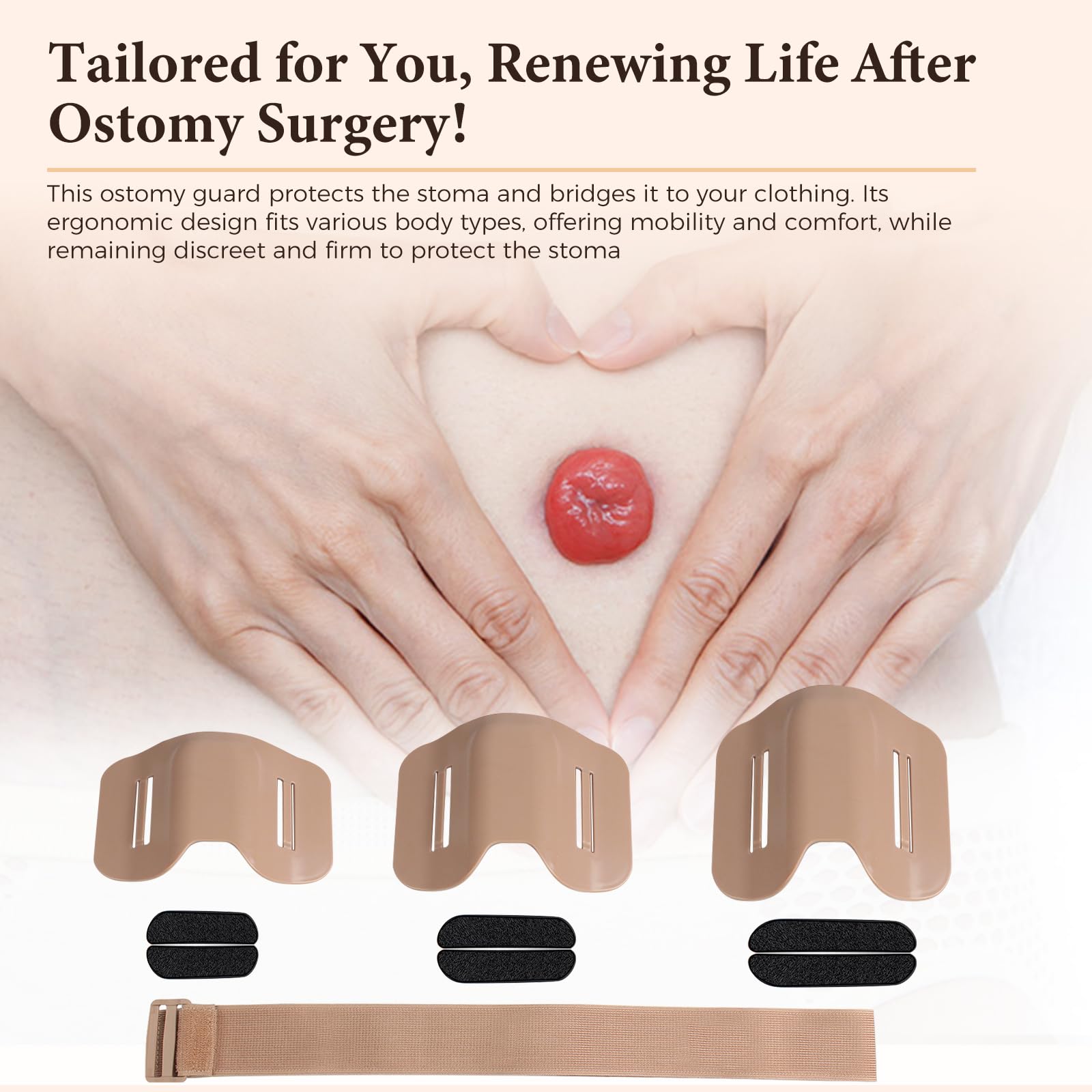Cinturón de estoma, escudo protector de estoma, escudo anticolisión para protección deportiva y laboral, bolsa de ostomía, accesorios de estoma, cubiertas de bolsas de colostomía para mujeres y