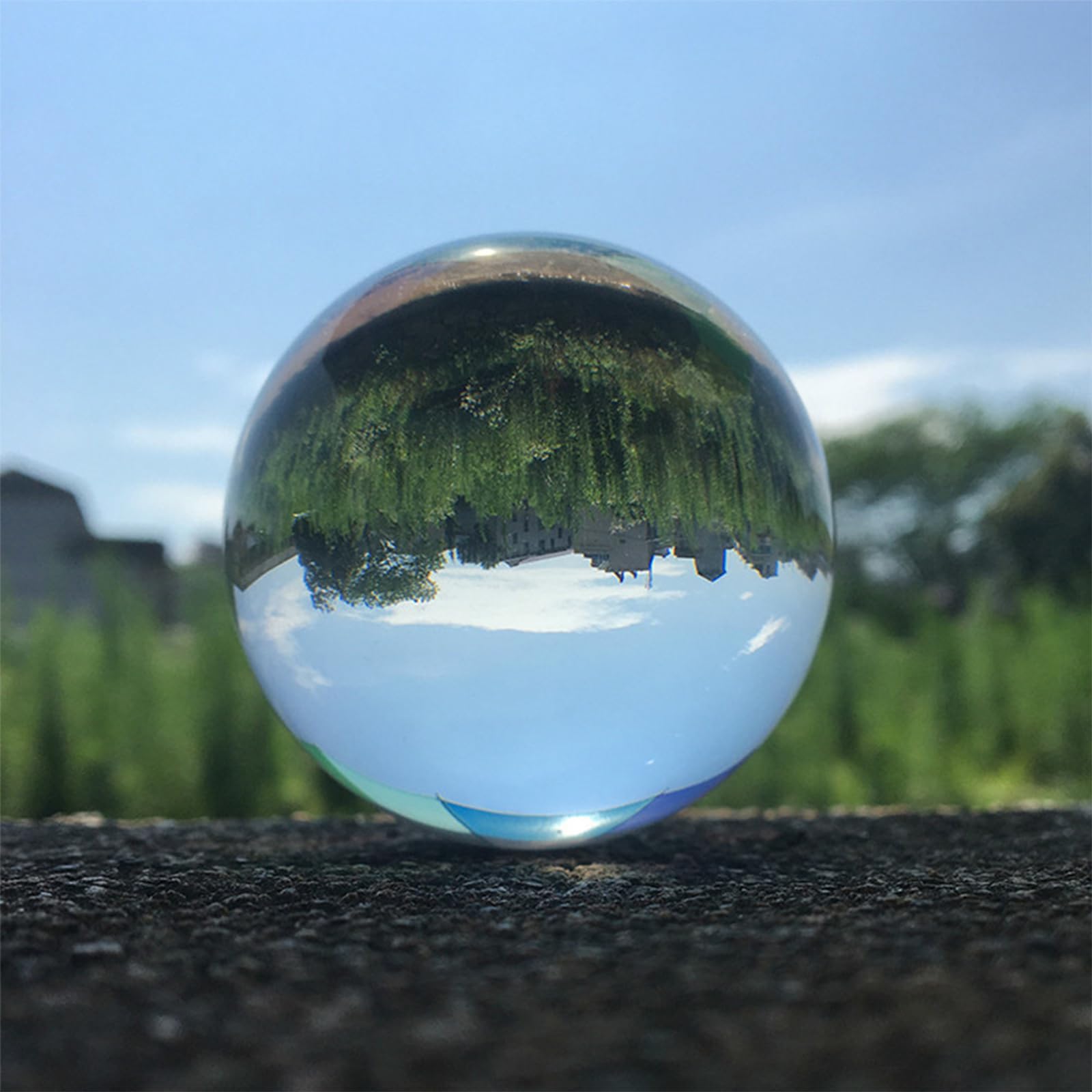 Transparente Bola de Cristal k9, Decoración de Mesa Redonda, con un Diámetro de 50 mm, se Puede Utilizar como Decoración del Hogar o como Accesorio Fotográfico, etc