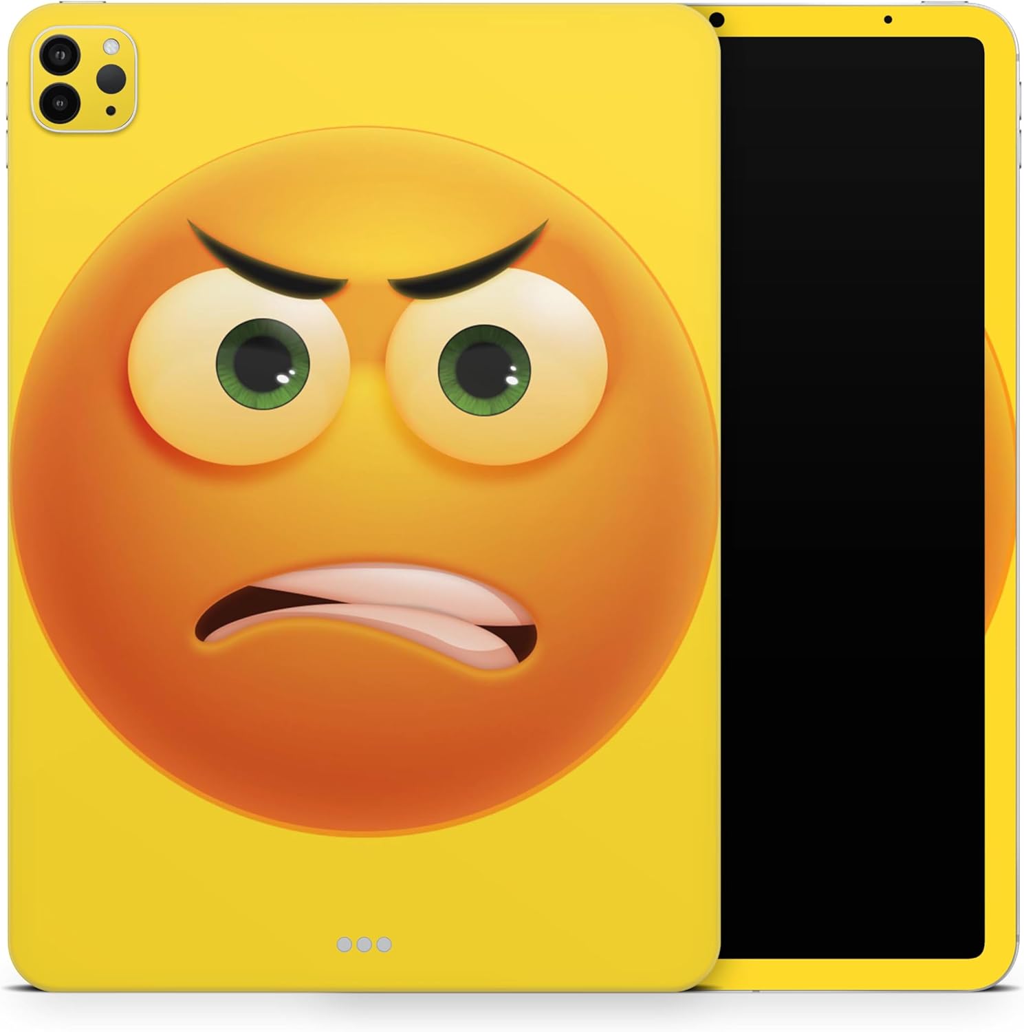 DesignSkinz - Compatible with iPad Pro 10.5" - Skin Decal Protective Scratch Resistant Vinyl Wrap - Angry Friendly Emoticons