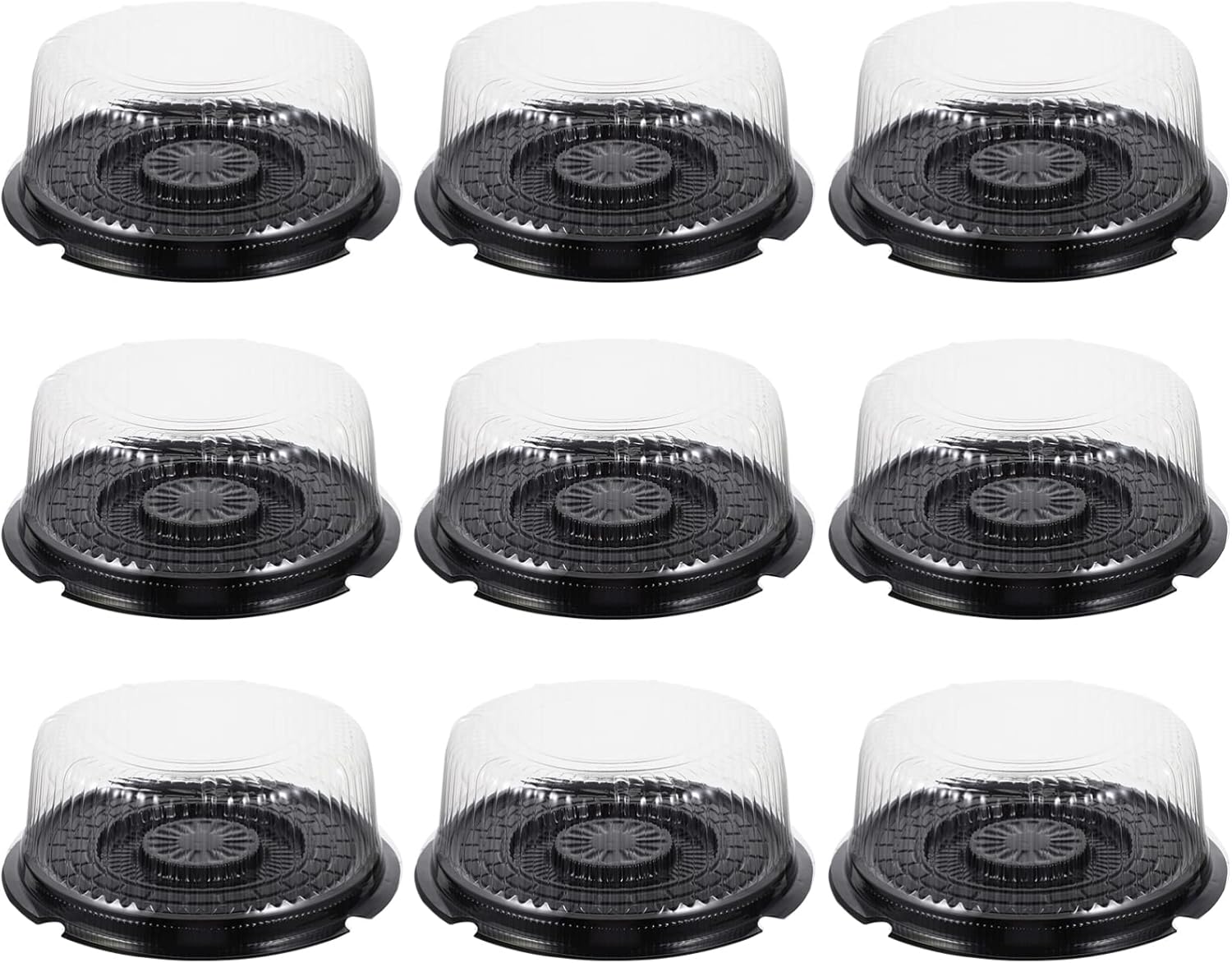 Cabilock Cake Covers Plastic 10Pcs Cake Carrier Cake Keeper