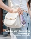 ARCTlCOOL Portable Mini Fan with Semiconductor Cooling Tech - 5900 RPM Rechargeable Handheld Fan with Buckle, 2000mAh Battery, Pocket-Sized Cooling for Makeup, Travel, and Outdoor Use gallery image