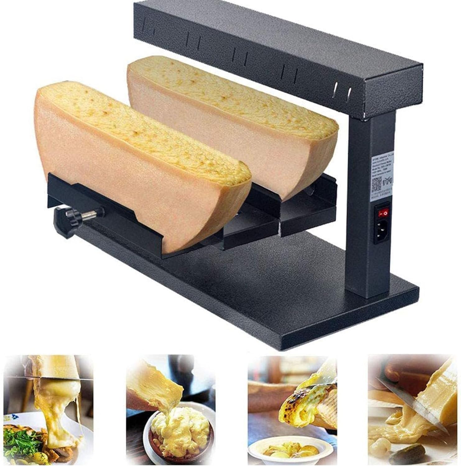 Raclette Cheese Melter, 650W Electric Cheese Melting Machine, Commercial Cheese Melting Machine,for Home Restaurant