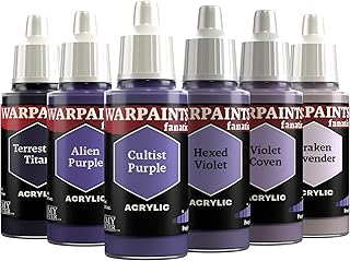 Sponsored Ad – The Army Painter, Warpaints Fanatic Flexible Triad: Purples, 6 x 18 ml acrylic paints - Miniature quality hobby paint for Dungeons and Dragons (DnD) & Warhammer Miniatures