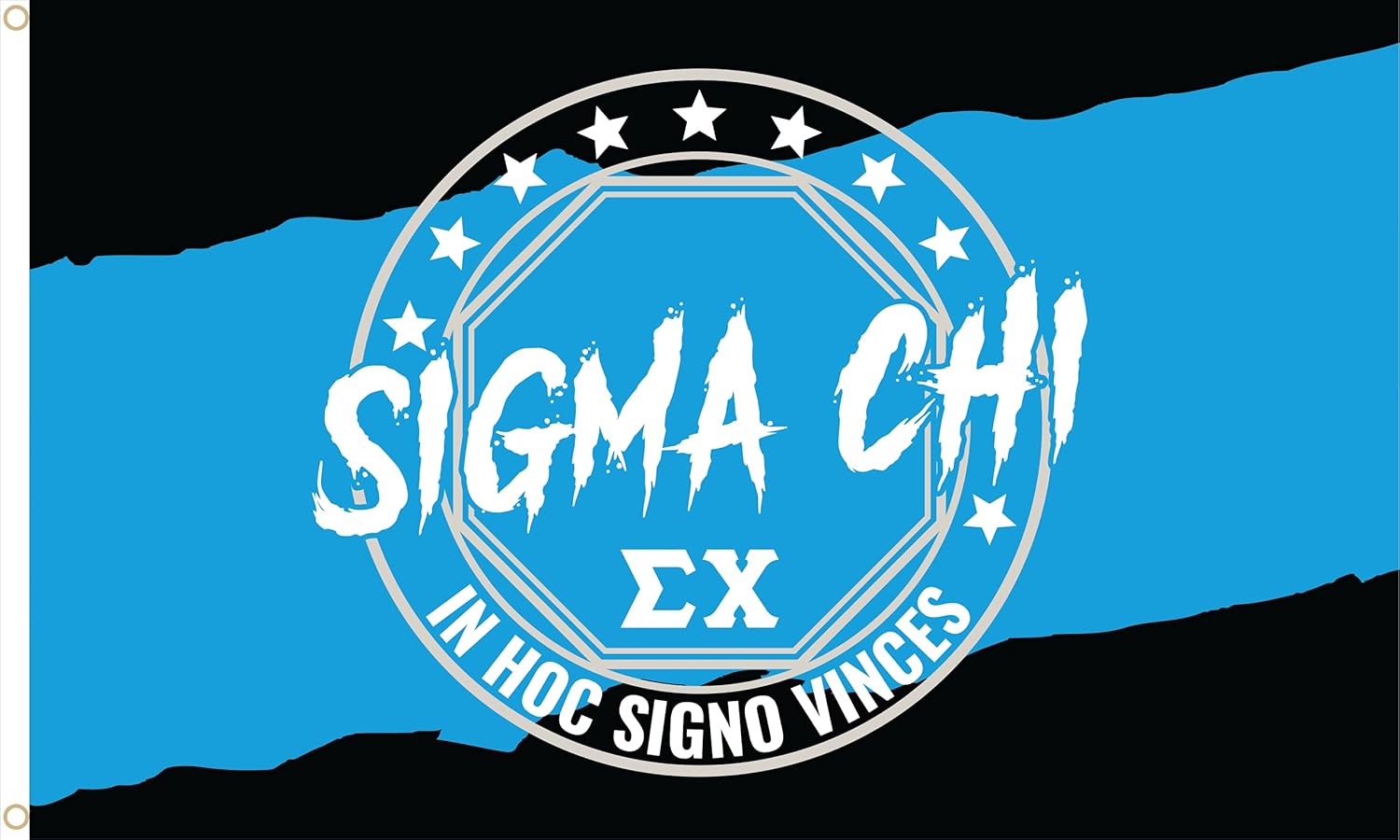 Honor Flag from Sigma Chi Fraternity - 3 feet x 5 feet