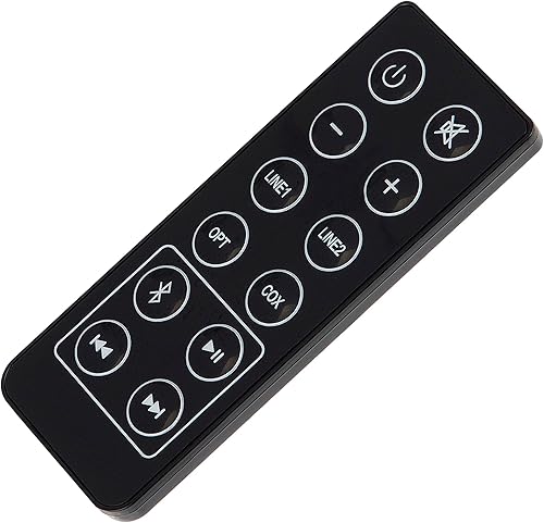 Miniatura 4 de ALLIMITY RC10E - Control remoto de repuesto compatible con altavoces Edifier R1280DB Studio Sound Powered Bookshelf