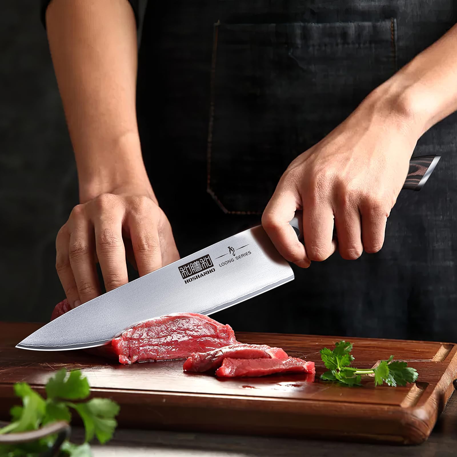 HOSHANHO Japanese Knife Set - 20 Piece Block -5