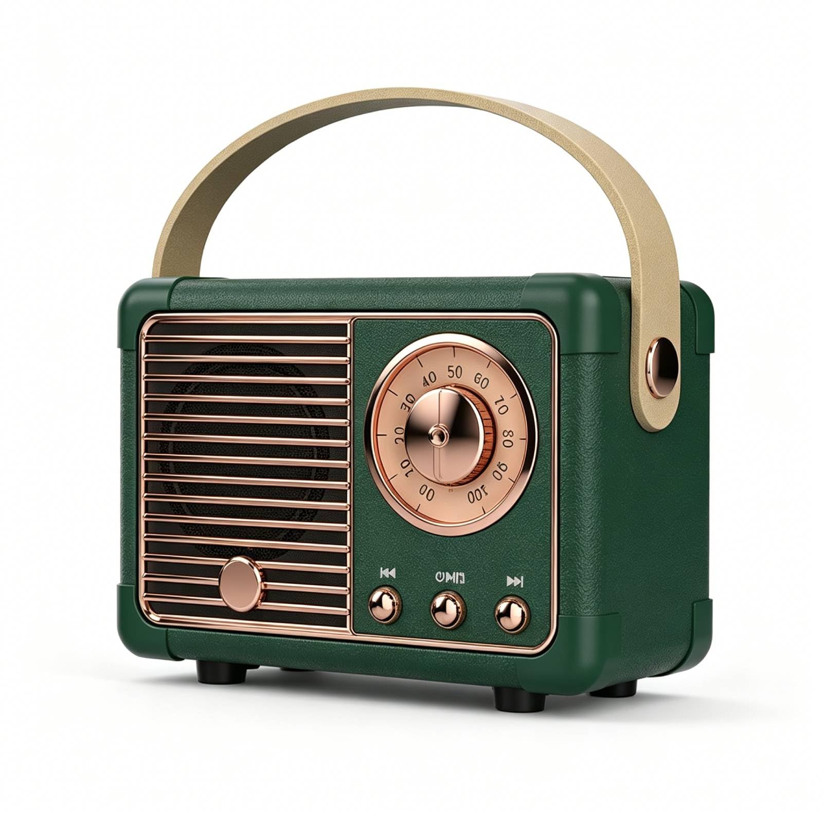 Haut-parleur Bluetooth rétro portable, cadeau d'anniversaire idéal - 8