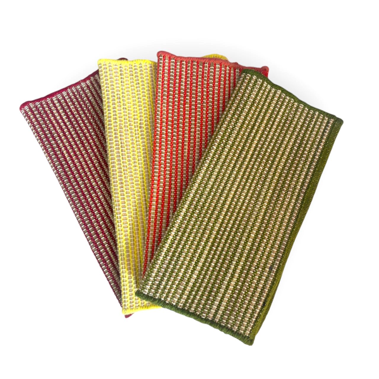 Achleshwar KUSHA AASAN (Kusha Grass and Wool Aasan for Puja, Meditaion & Japa 60 x 60 CM Maroon-image-5