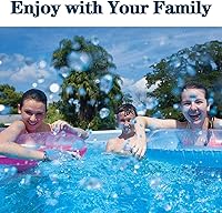 Vista 7 de Piscina sobre el suelo de 10 pies x 30 pulgadas, piscina con marco de metal al aire libre, piscinas familiares de marco redondo para hasta 4