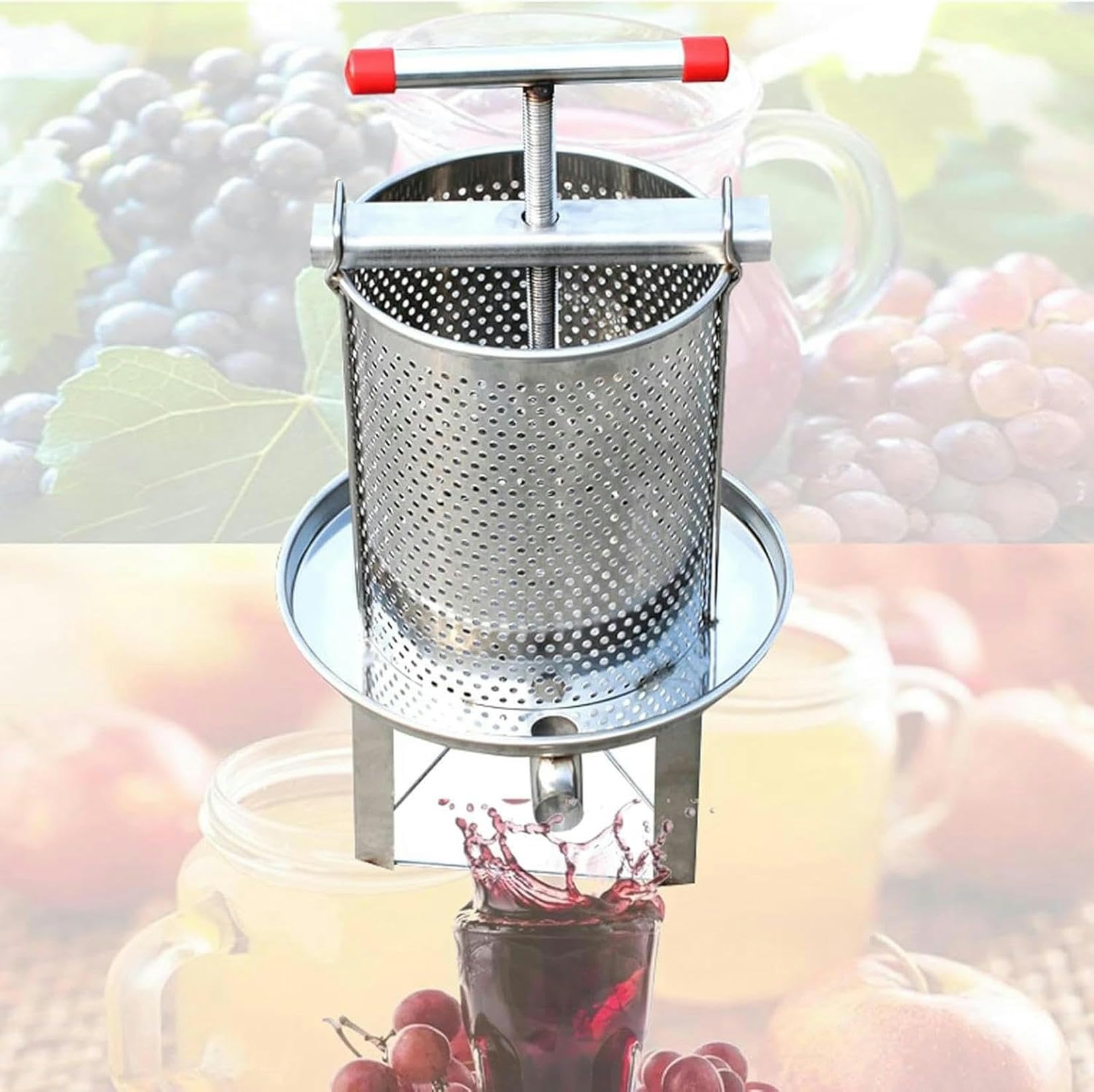 Presse à cidre et presse-vin manuelle pour jus de fruits et légumes