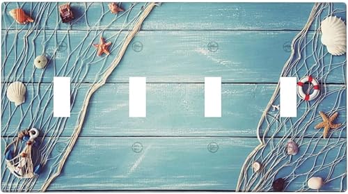 Miniatura 100 de Arte abstracto de mármol de acuarela de 1 cuadrilla, cubierta decorativa de pared de palanca única, placa de interruptor eléctrico para sala de Arte