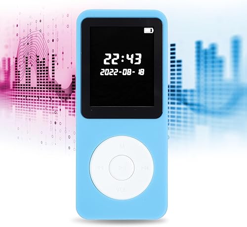 Miniatura 3 de Reproductor de MP3, pantalla LCD de 1.77 pulgadas Bluetooth 5.0 reproductor de música para niños, altavoz integrado, reproductor de música portátil