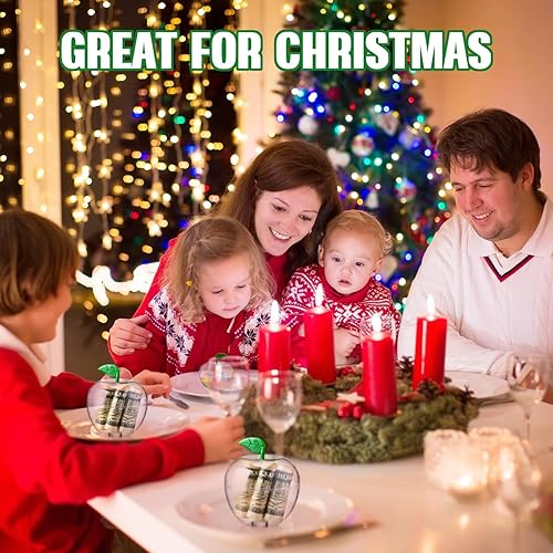 Miniatura 6 de Menkxi 24 recipientes grandes de plástico para manzanas, tarros de galletas transparentes para dulces, recipientes de juguete, manzana,