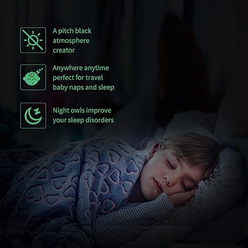 Miniatura 3 de Cortinas ciegas 100 % opacas para ventana, 79 x 59 pulgadas, cortadas de bricolaje a cualquier tamaño o forma, pestañas de gancho y bucle, bolsas