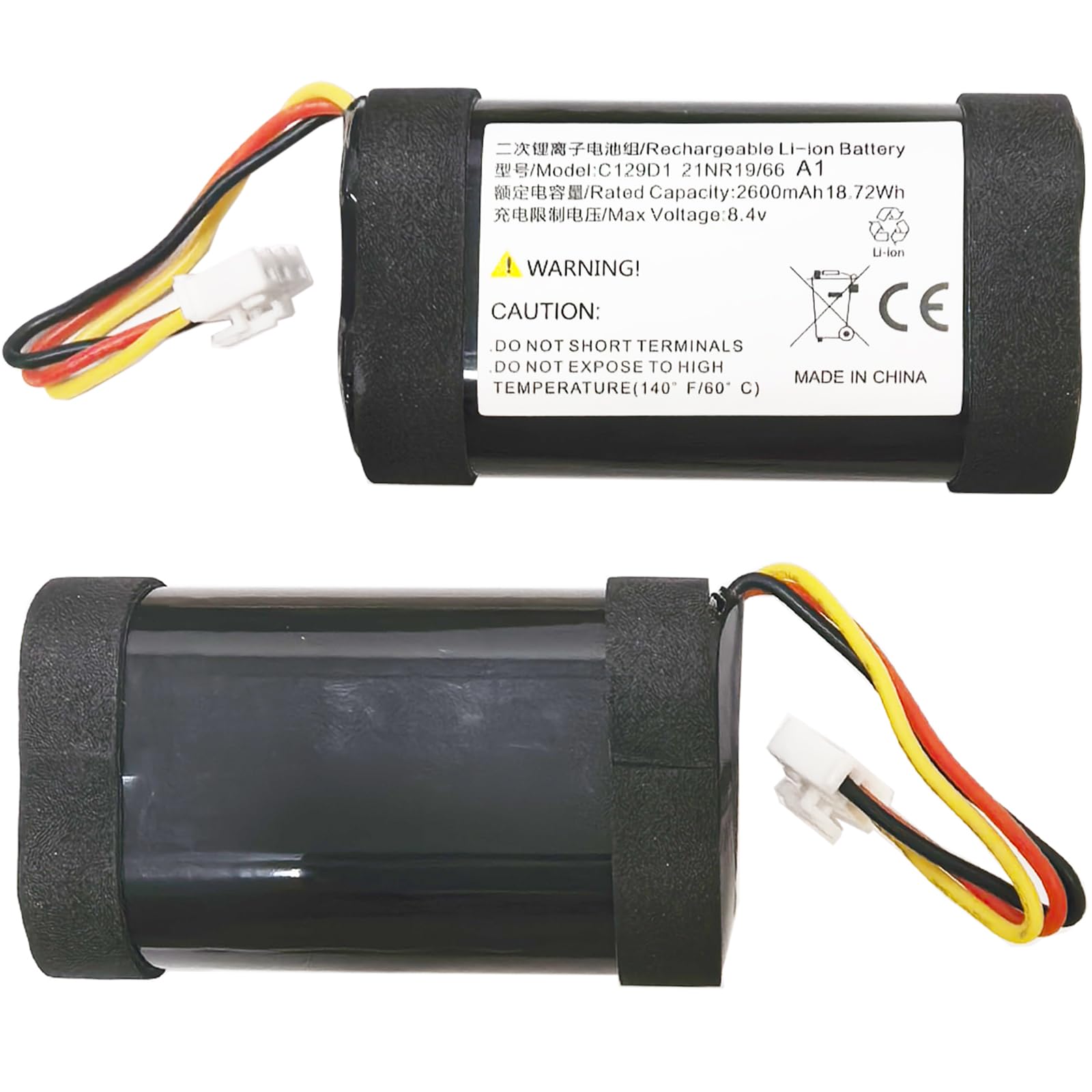 C129D1 - Batteria di ricambio compatibile con Bang & Olufsen B&O BeoPlay P6 A1 Speaker C129d1 C129d3