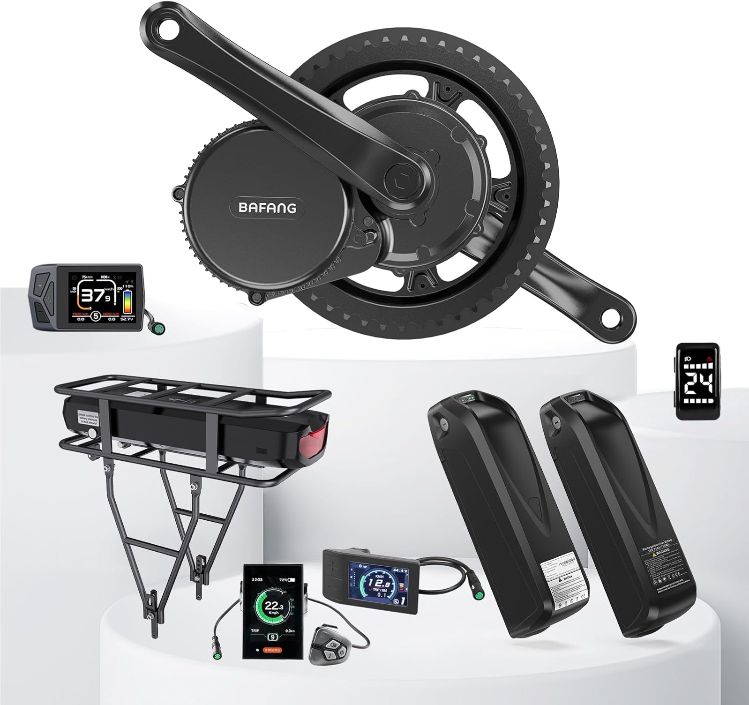 E Bike Umbausatz Mittelmotor Mit Akku Bafang Mittelmotor 48v 750w mit 48V13Ah Akku E-Bike Umbausatz