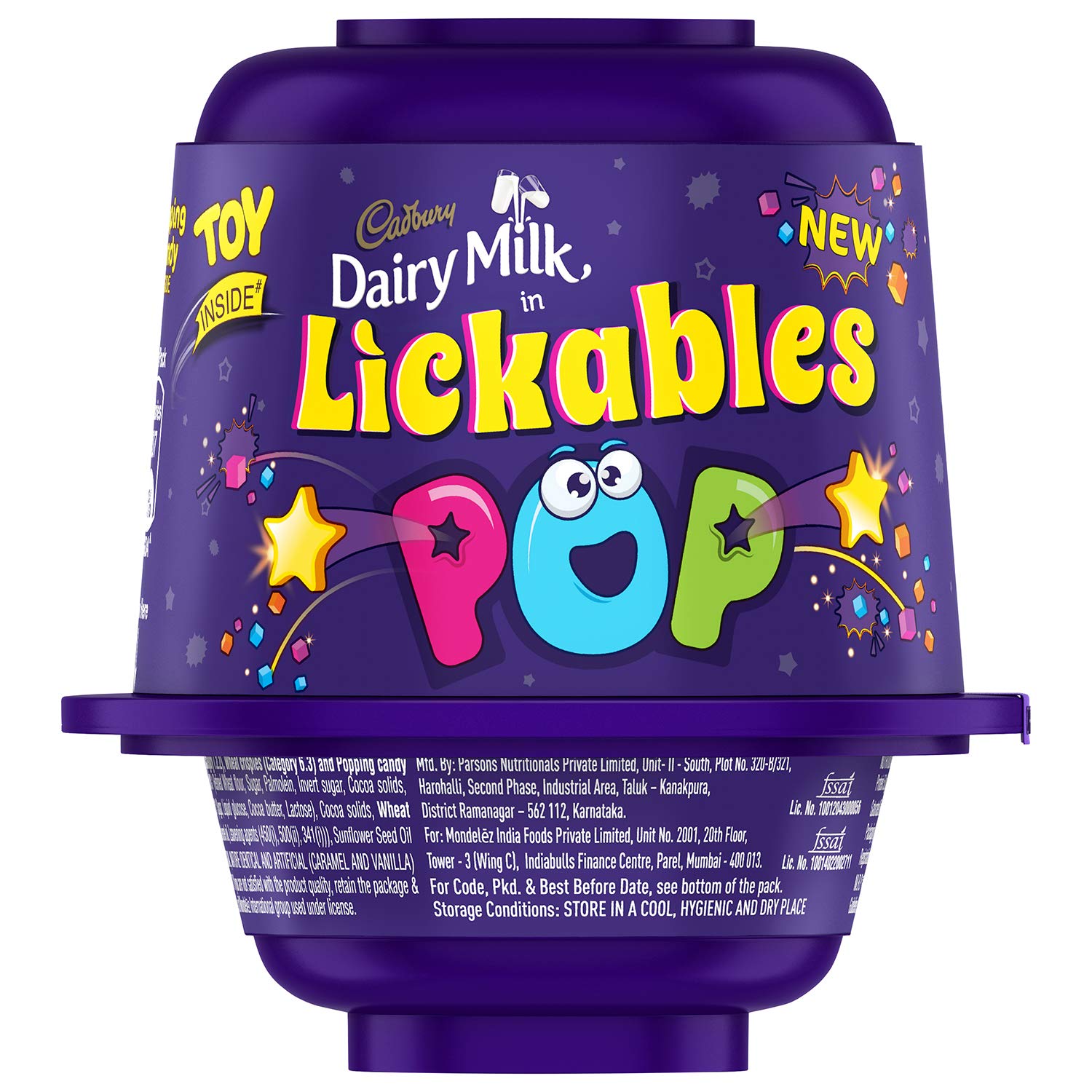 Cadbury Dairy Milk Lickables POP Chocolate, 20g (Pack of 12) Amazon