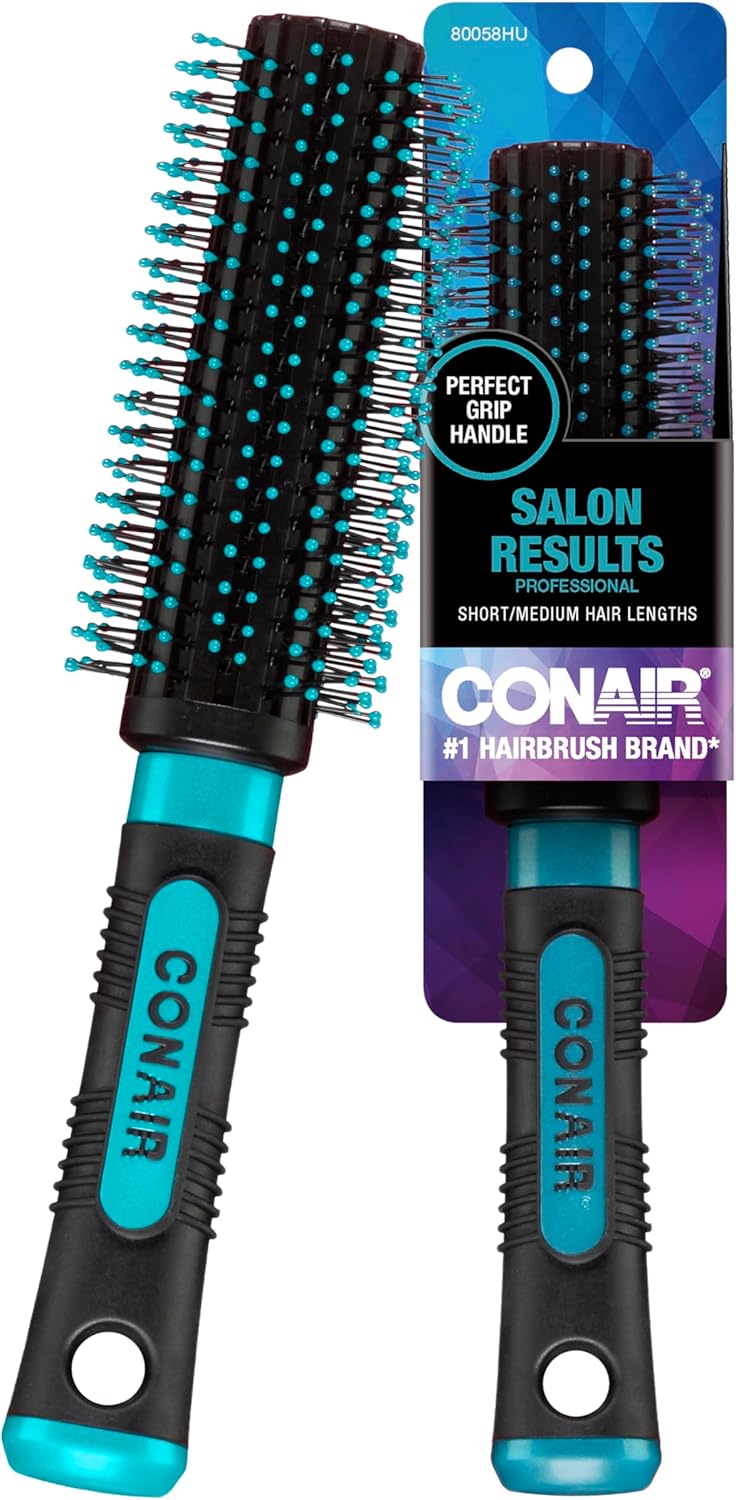 Conair Salon Resultaten Ronde Borstel – Föhn Borstel – Föhn borstel – Haarborstel voor Blow Out – Nylon borstelharen