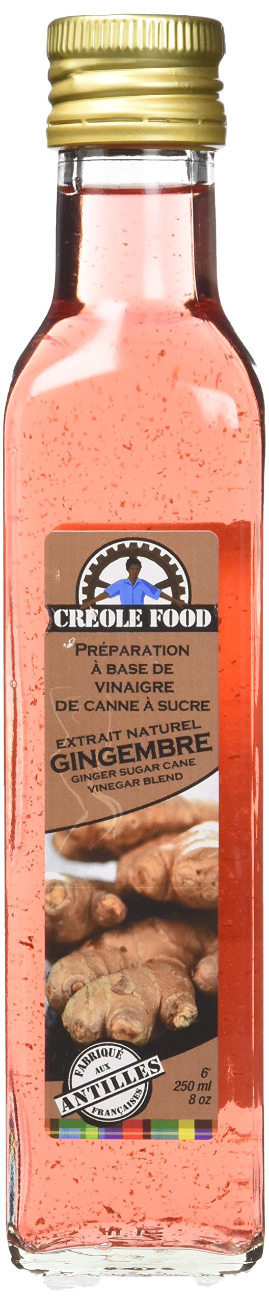 CREOLE FOOD Vinaigre de Gingembre 250 g Lot de - 3