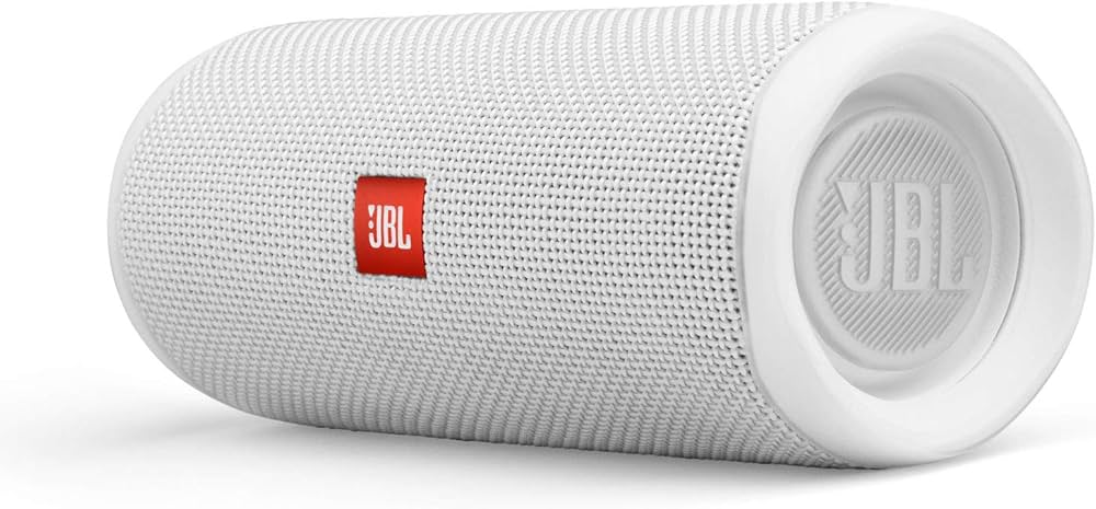 JBL FLIP5 ホワイト Bluetoothスピーカー 新品未使用 JBL FLIP5 スピーカー JBLFLIP5WHT ホワイト Bluetooth対応 : 丸