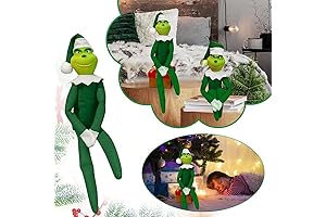 Grinch Christmas Collectibles: Festive Elf Plush for Holiday Cheer