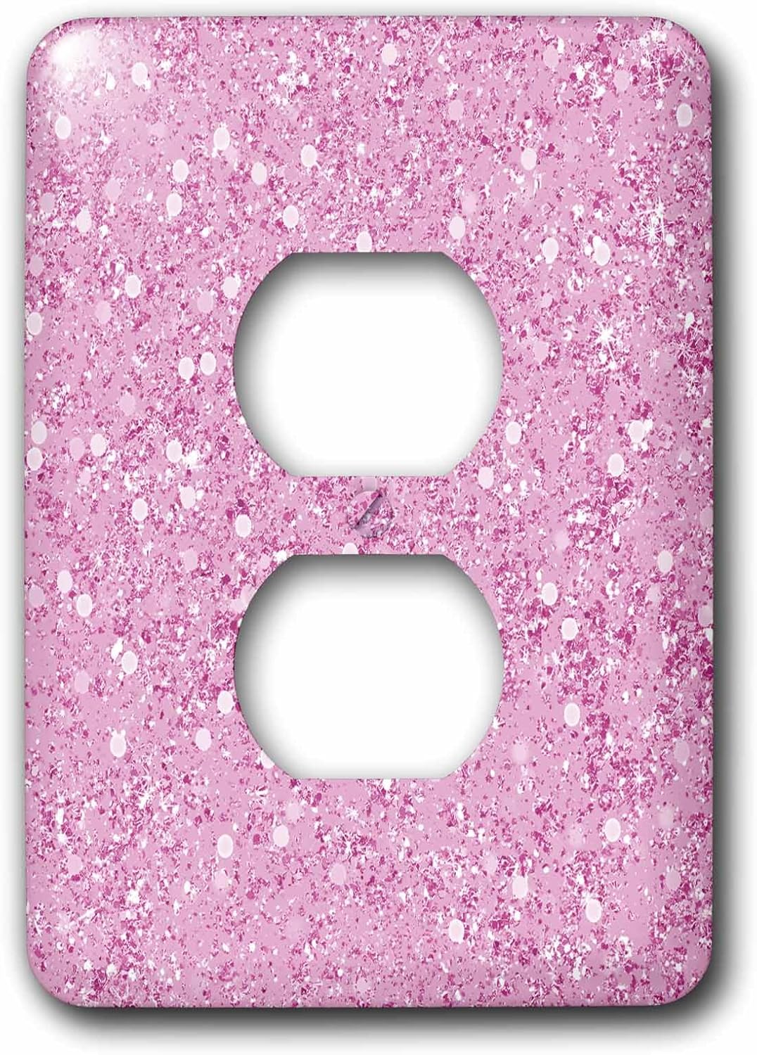 3dRose Pink Sparkle Confetti Bokeh single toggle switch