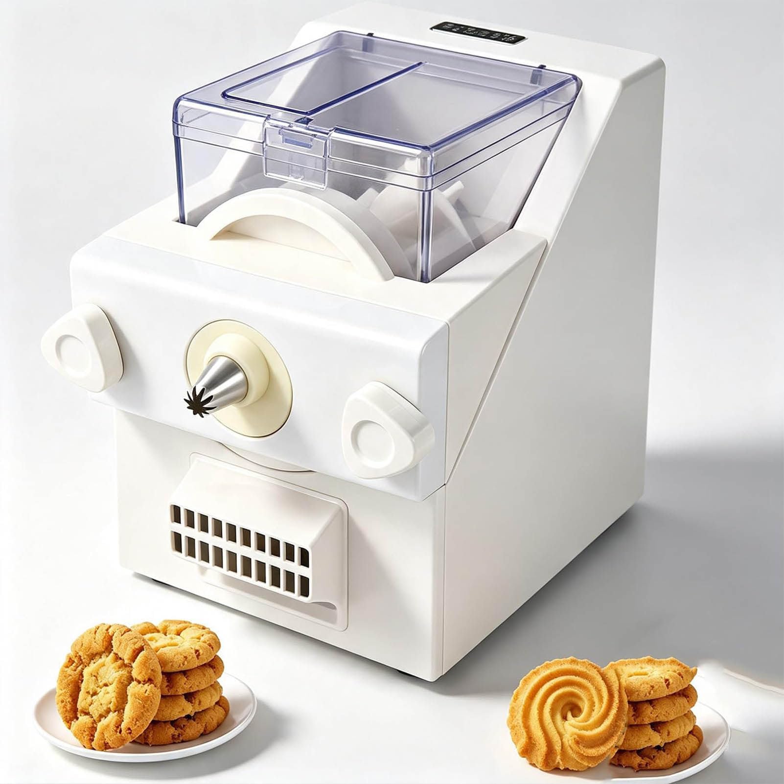 Machine à Biscuits avec 8 Embouts interchangeables et 6 moules à Biscuits