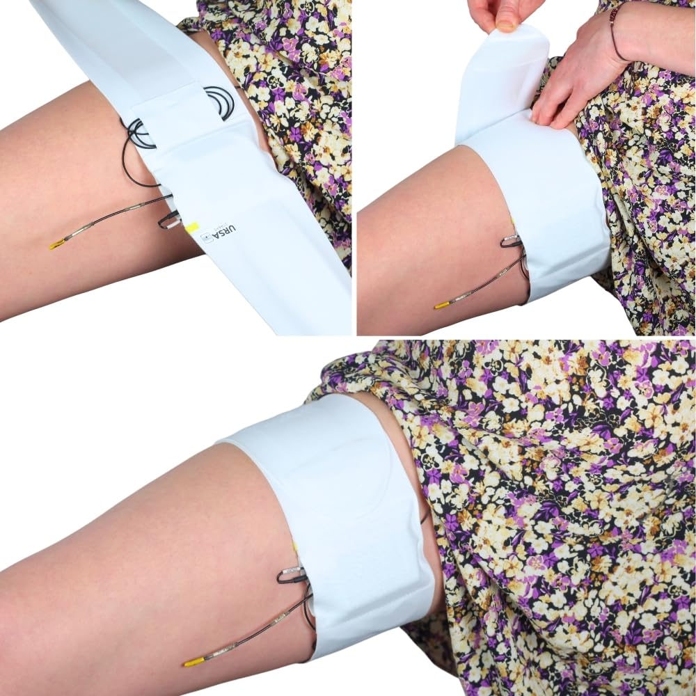 URSA Straps - Thigh, 63cm long x 10cm wide, White