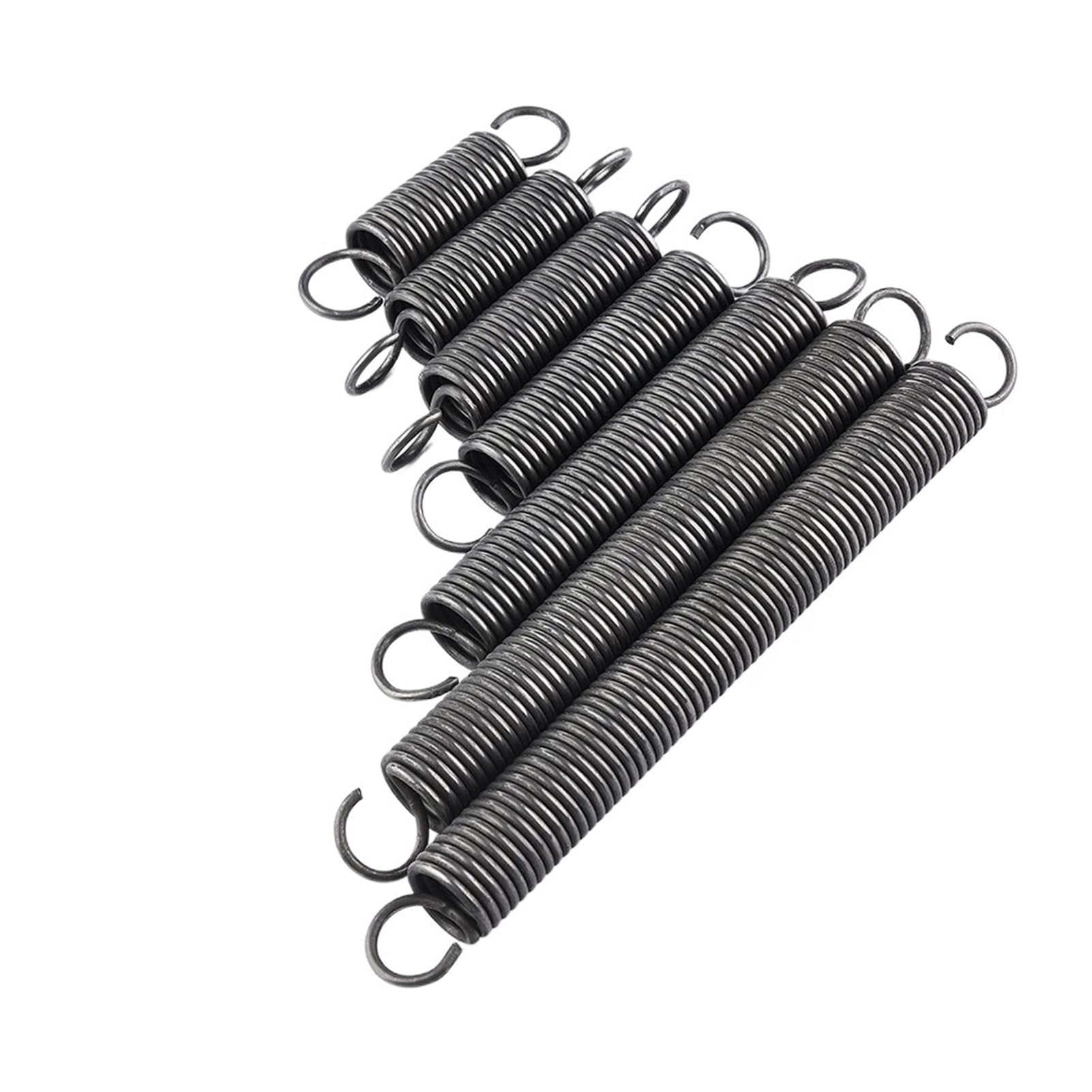 Tension Springs, Open Hook S Tension Spring Pullback Coil Wire Diameter 1.0mm Outer 20mm(12mm,100mm(2pcs))