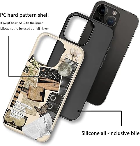 Miniatura 647 de Funda para iPhone 11 Pro Funda, Diseño de Patrón de Mosaico de Vidrio en Tono Verde - Protección Dual Híbrida Silicona + PC Duro Resistente a Golpes