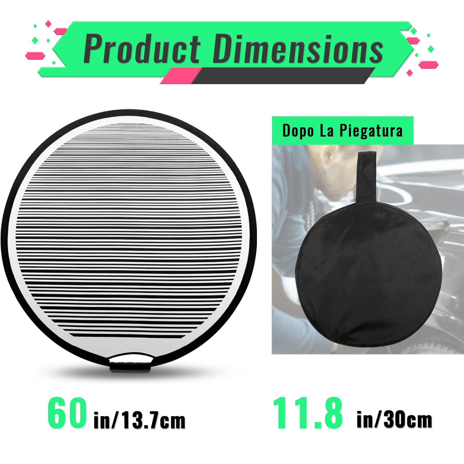 KIMISS Paintless Dent Repair Tool - Dent Checking Reflector Board With LED Light & USB - View #8