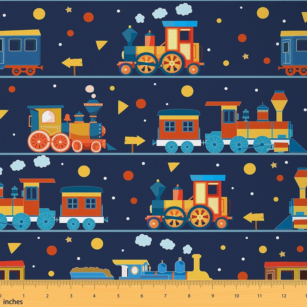 Blue Flower Outdoor Fabric by The Yard,Hand Painted Leaf Rustic Style Fabric by The Yard for Teens Craft Lover,Leaves Botanical Modern Nature Upholstery Fabric for Clothing Quilting Sewing,10 Yards