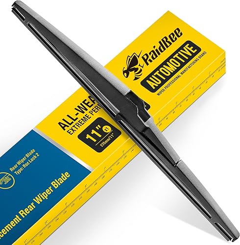 Miniatura 22 de Limpiaparabrisas trasero de silicona, limpiaparabrisas trasero de silicona de 11 pulgadas de repuesto para Toyota Matrix 2008-2003, Jeep Grand