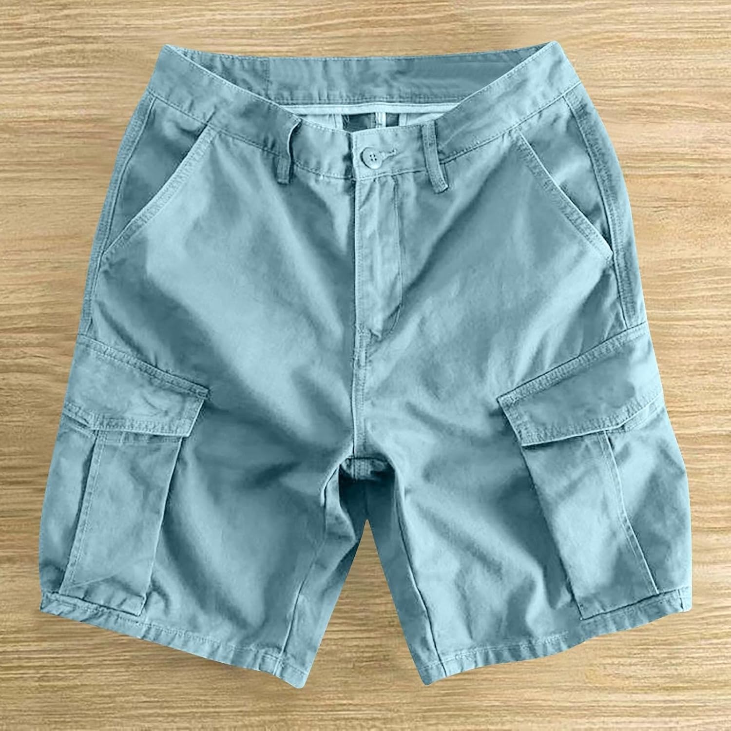 Men’s Tactical Cargo Shorts – Button Zip Fly Lightweight Outdoor Hiking Shorts with Multi Pockets for Summer Work
