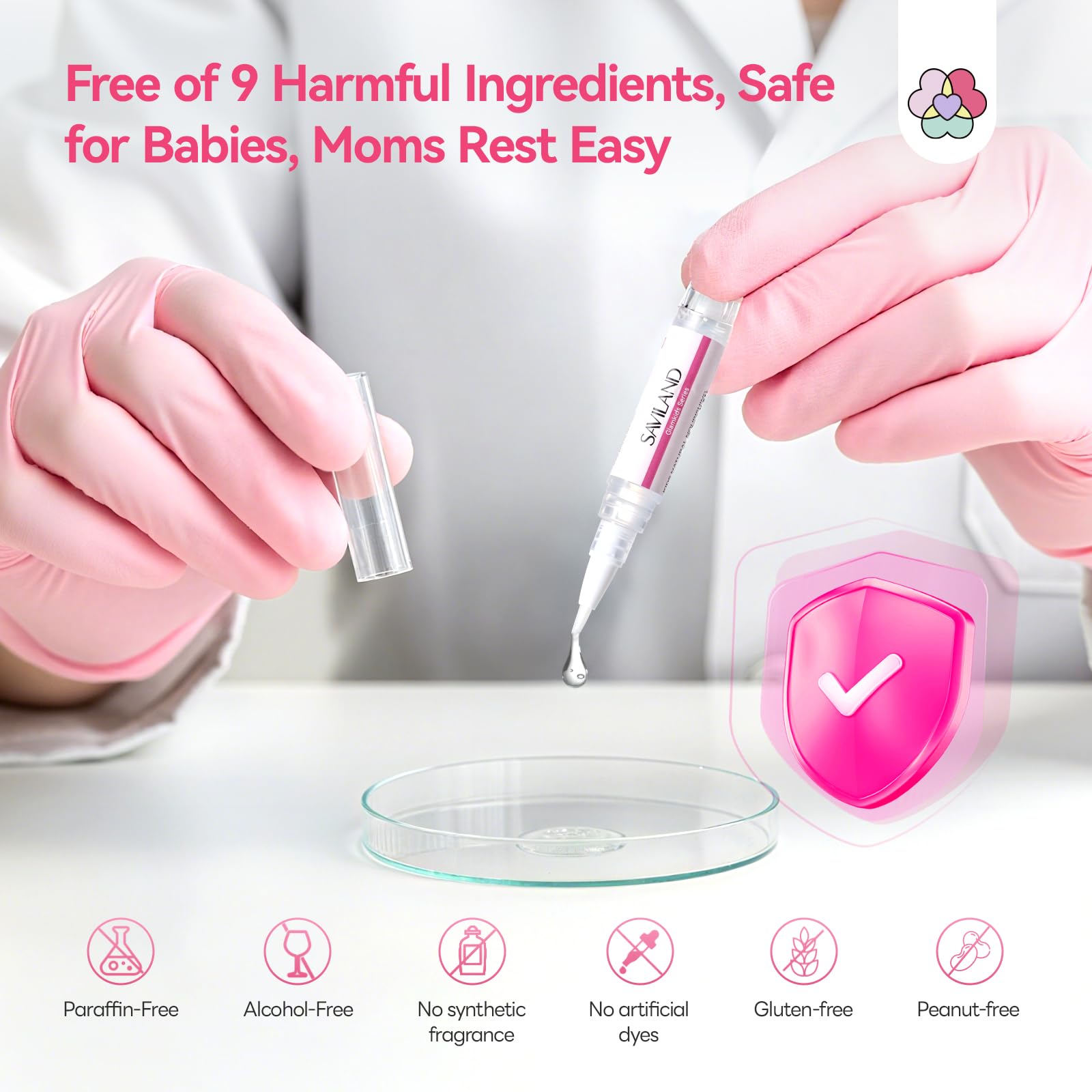 SAVILAND Cuticle Oil Pen Plant-Based Nail Care for Aged 3-8, 8-Hour Nourishment, Softens Hangnails in 2 Hours, Gentle Pure Formula - Image 4