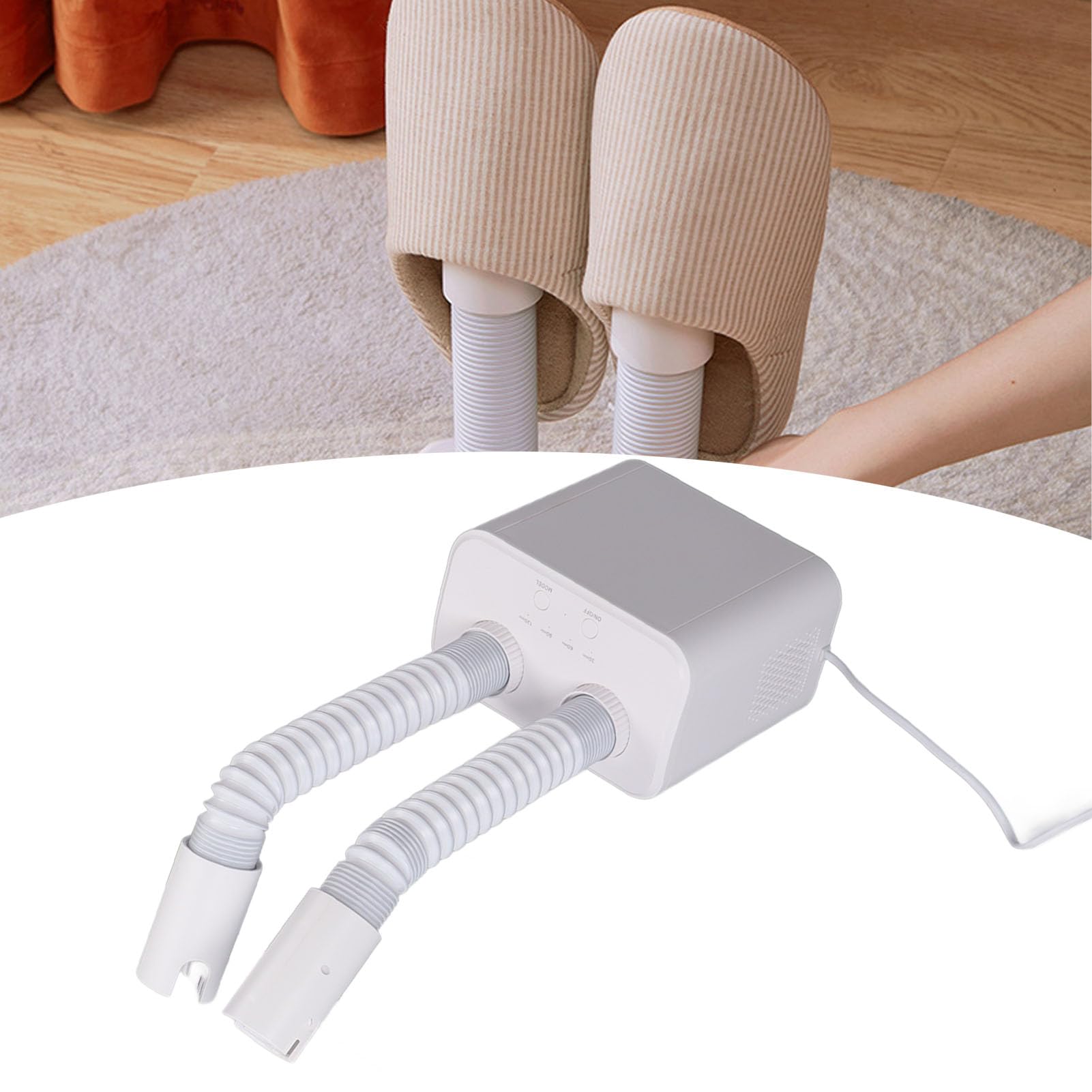 Secador de zapatos eléctrico antibacteriano 4 en 1, con