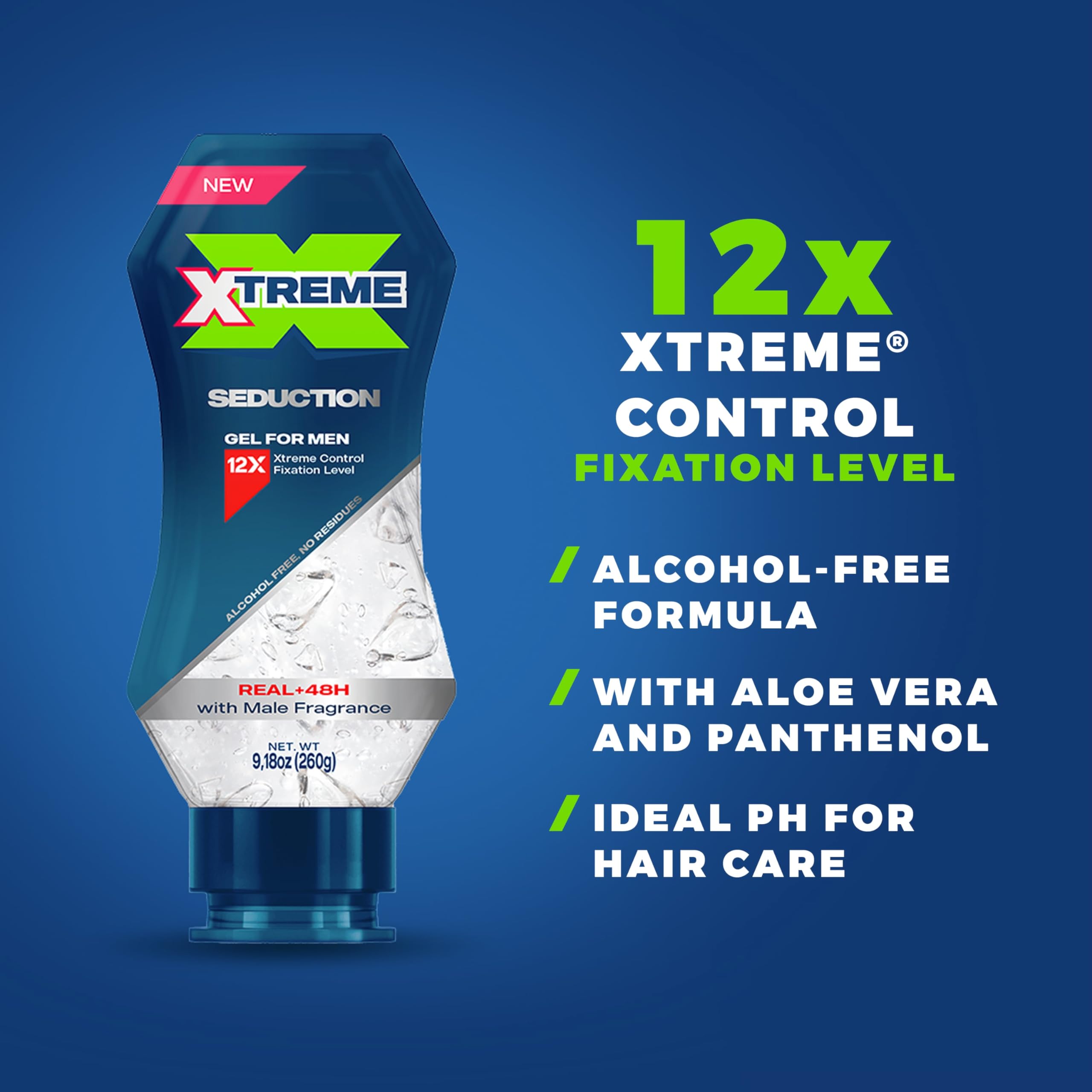 Amazon.com : Xtreme Gel Seduction Styling Hair Gel For Men With