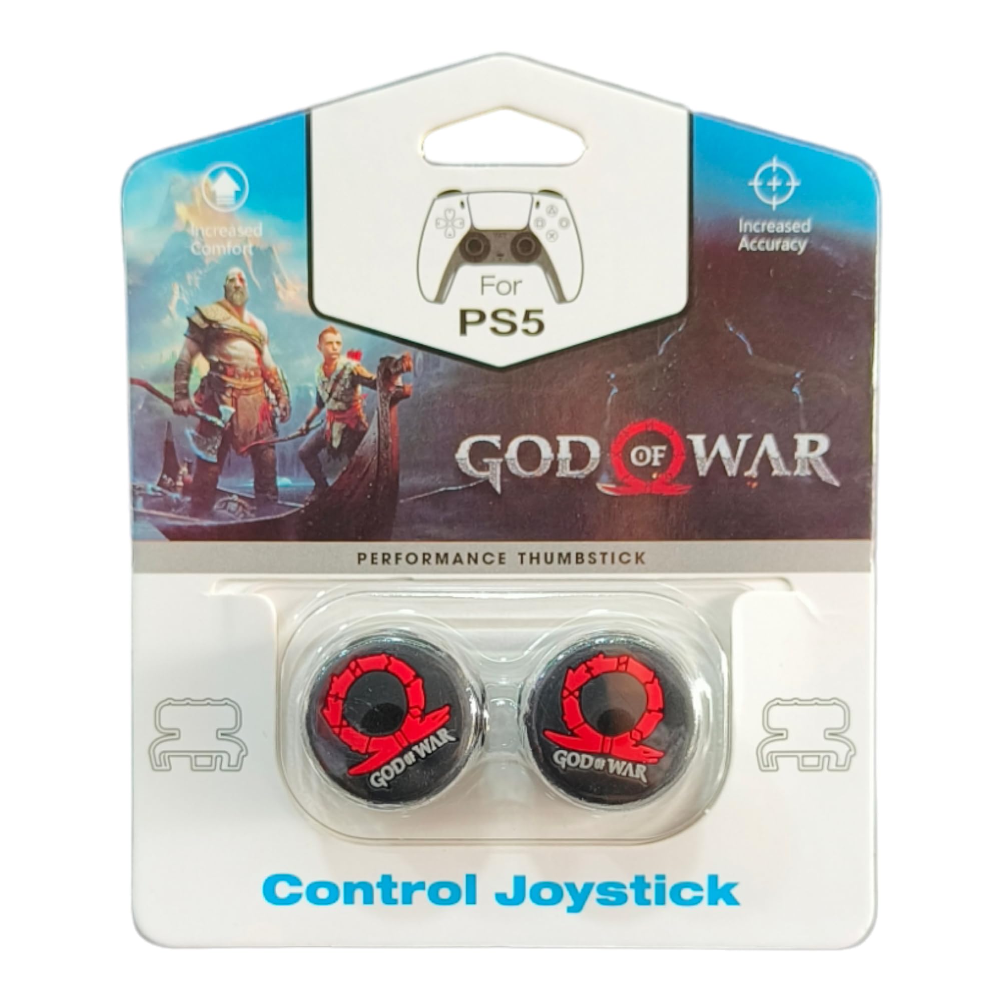 TCOS TECH PS5 PS4 Controller FPS Freek God of War Analog Extenders Thumbstick Thumb Grips for PS5 and PS4 Controller - God of War Theme Grips x 1 Pair Thumb Grips (Controller not Included.) (B0CLS8HJZM) Amazon Price History, Amazon Price Tracker