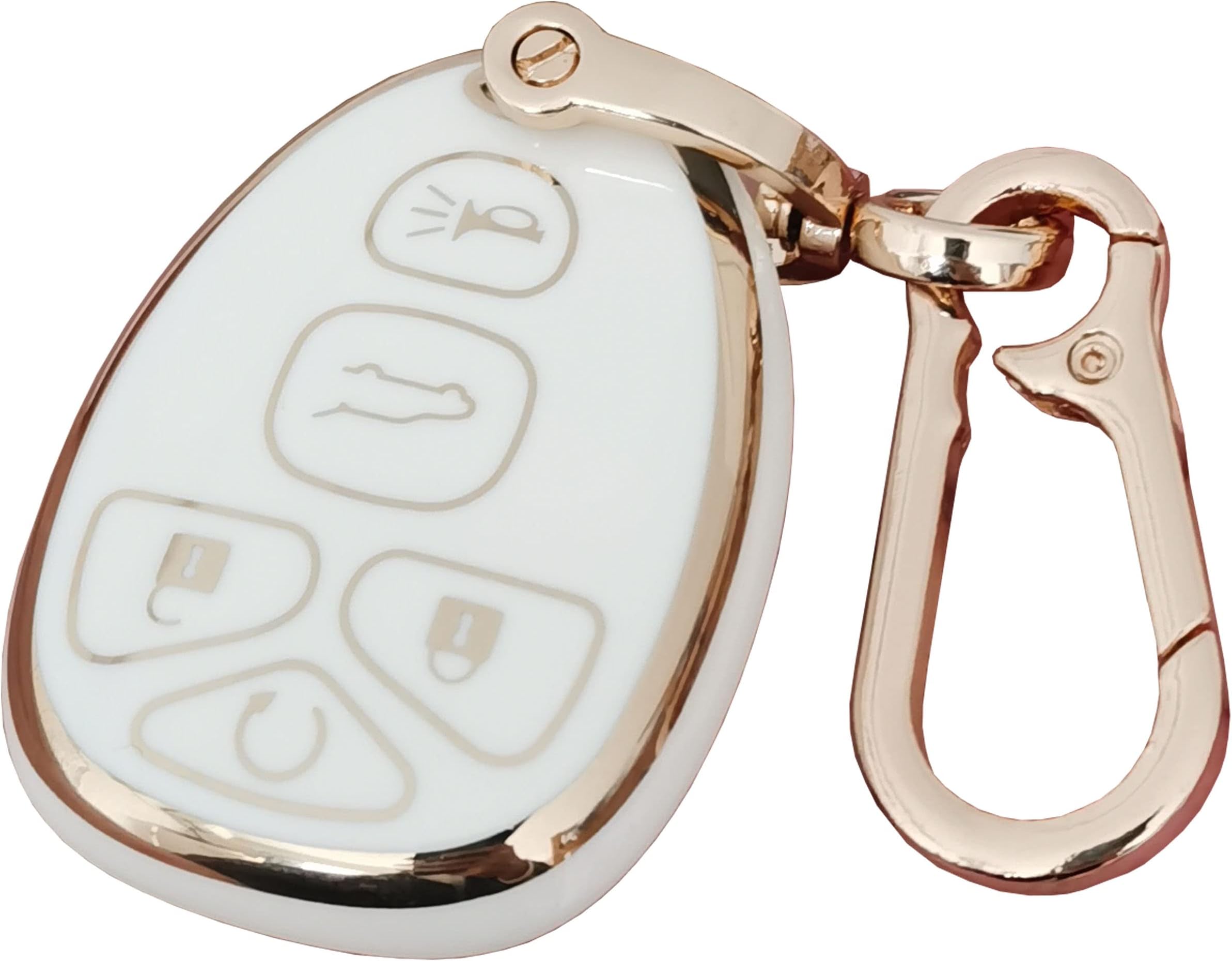 for Chevrolet Key Fob Cover Fit for Chevy Suburban Tahoe Traverse Buick Enclave Cadillac Escalade GMC Yukon