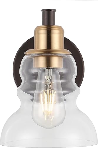 Miniatura 6 de JONATHAN Y JYL3544A Manhattan Vintage 6.5 pulgadas 1 luz industrial rústico LED vanidad casa de campo Glam Transición Baño Pasillo Sala de estar