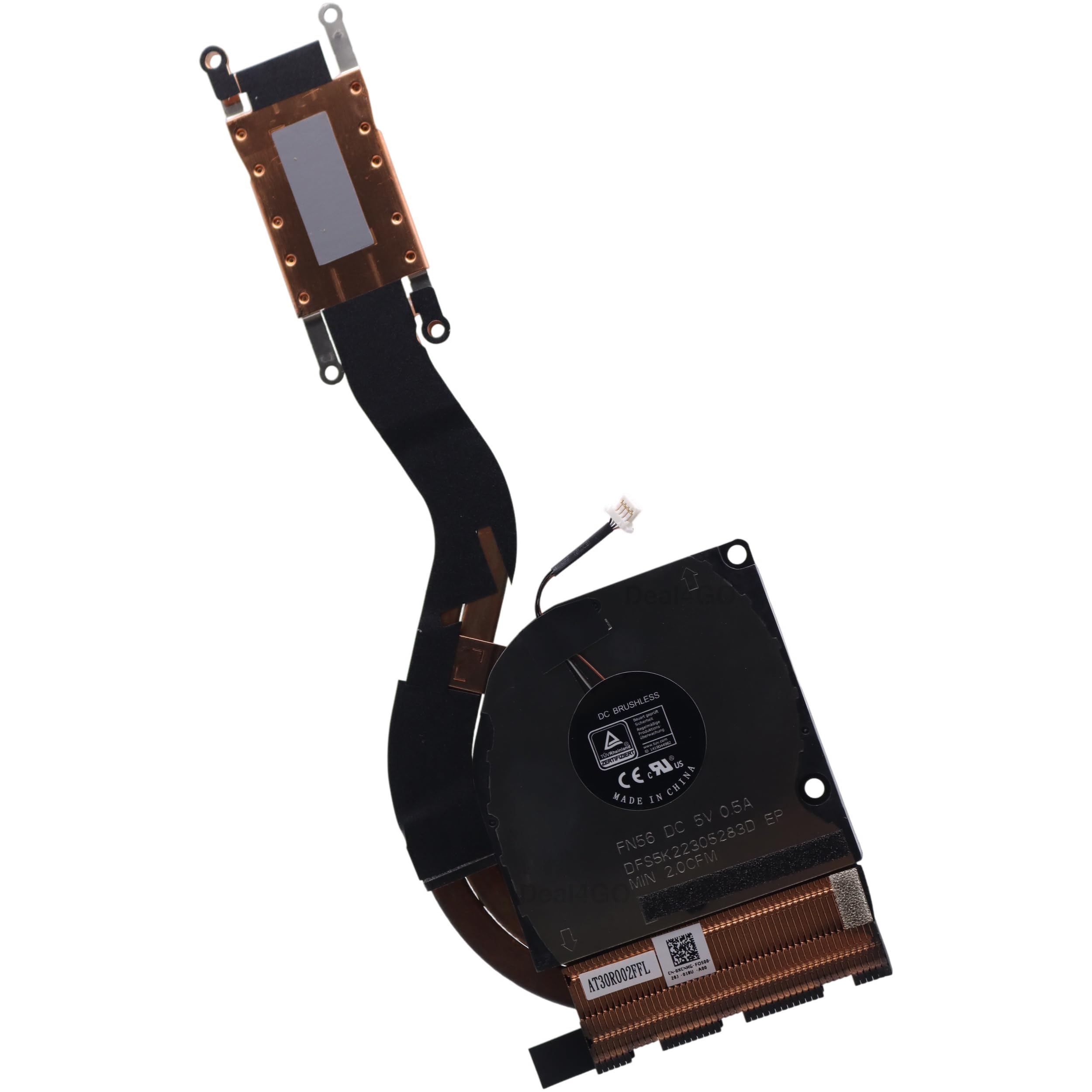 Module de Ventilation CPU Dell Latitude 7320 Remplacement Ventilateur XCNHG