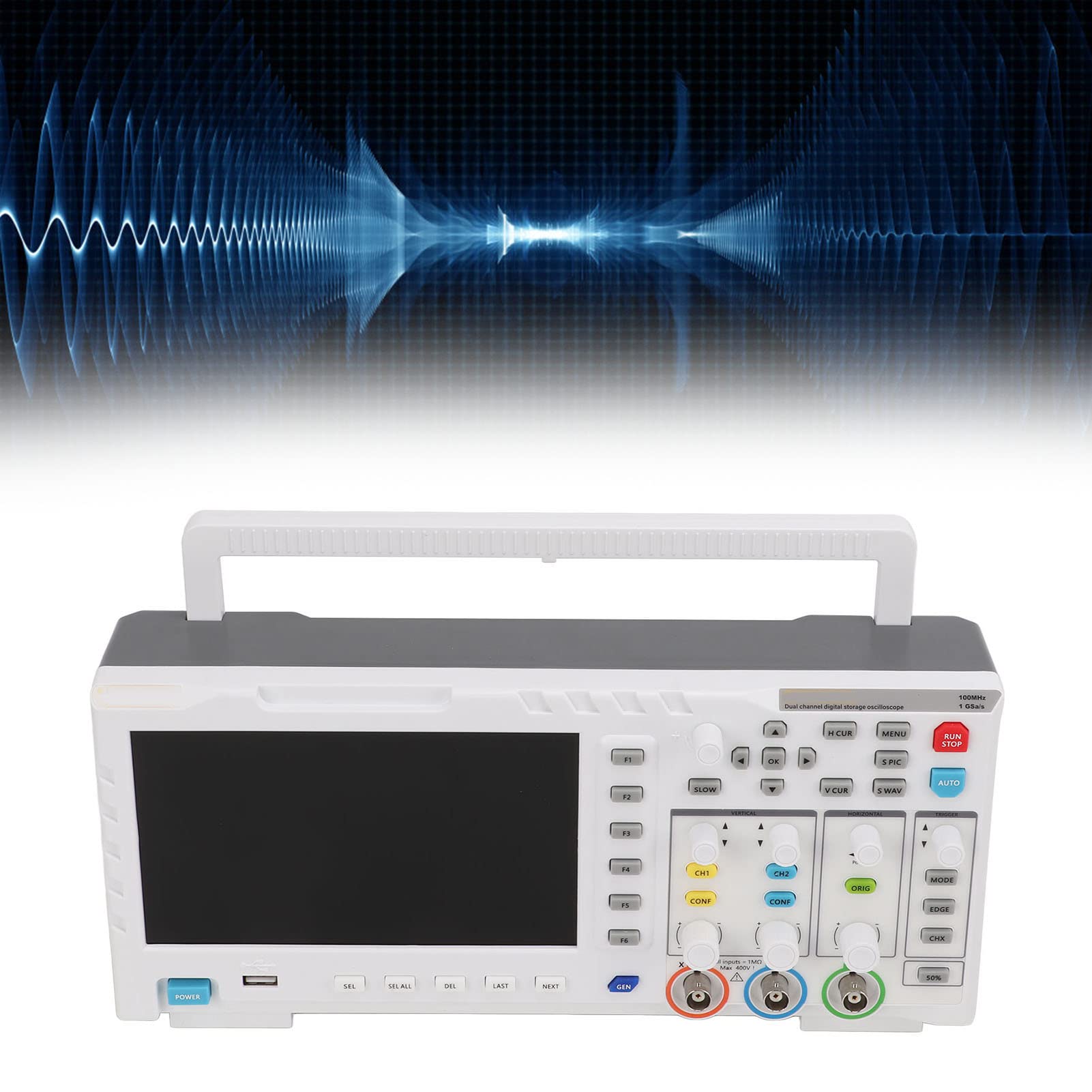 FTVOGUE 1014d Oscilloscope Numérique Oscilloscope Portable Générateur de Signaux avec Générateur de Signal DDS à écran LCD