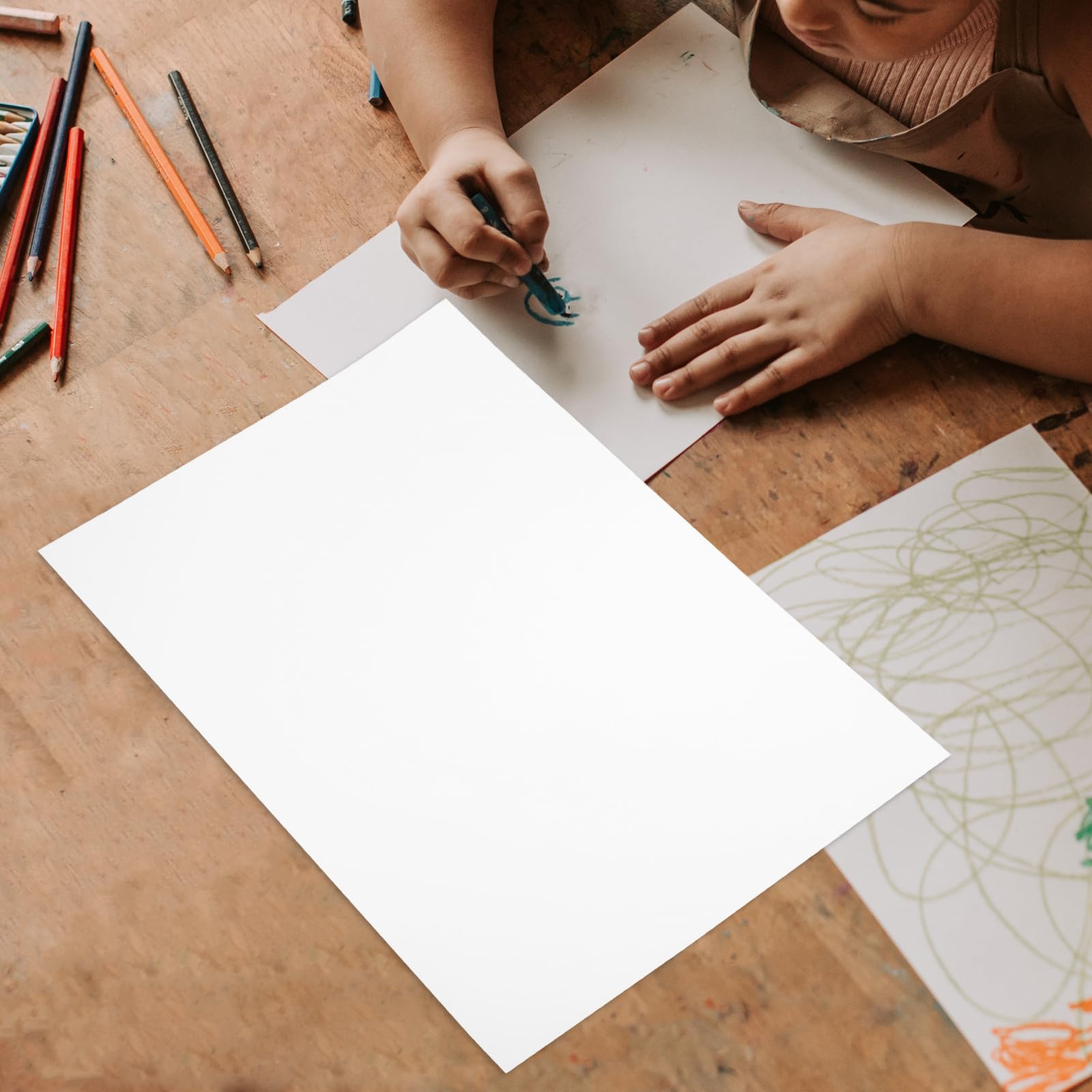 CIMAXIC 50 arkuszy papieru A3 – biały karton o gramaturze 220 g/m2 do druku, broszur i prac rękodzielniczych – papier o dużej gramaturze do tworzenia albumów fotograficznych i modelarstwa
