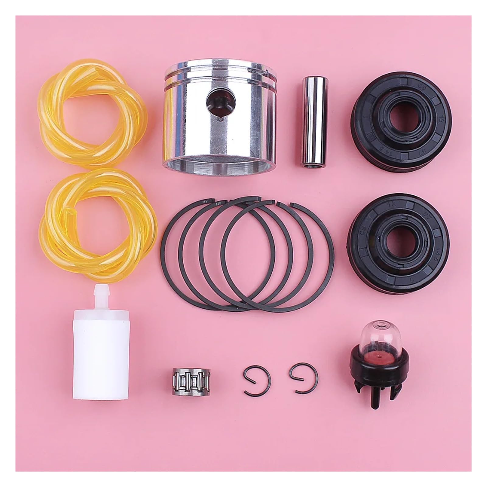 Circlips de piston 41.1 mm et joint d'huile pour entretien de tronçonneuse 351 370