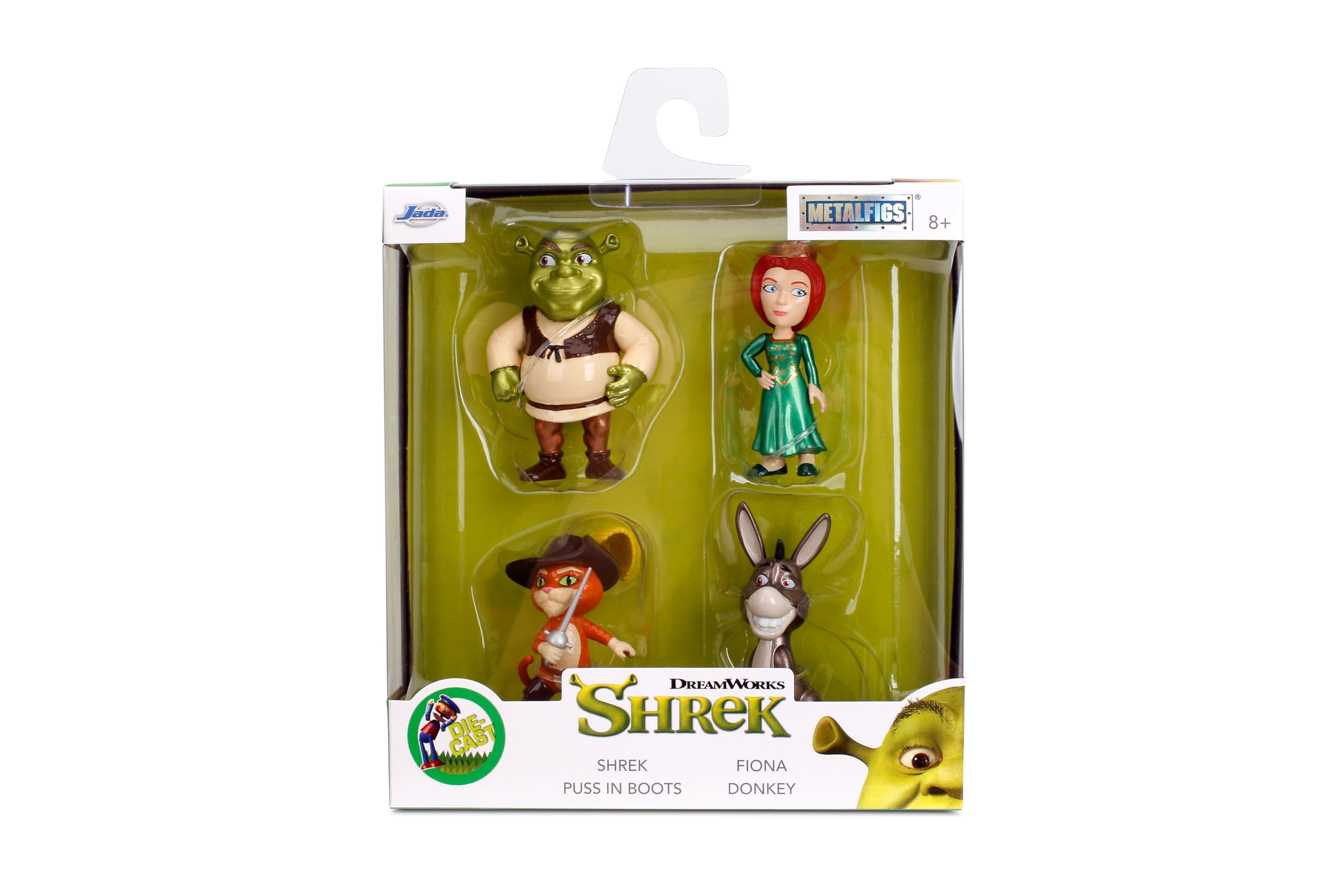 Star Cutouts Set Figure Da Mensola Shrek – Sagome 29 Cm Di Shrek, Fiona, Gatto E Asino – Per Feste E Collezionisti