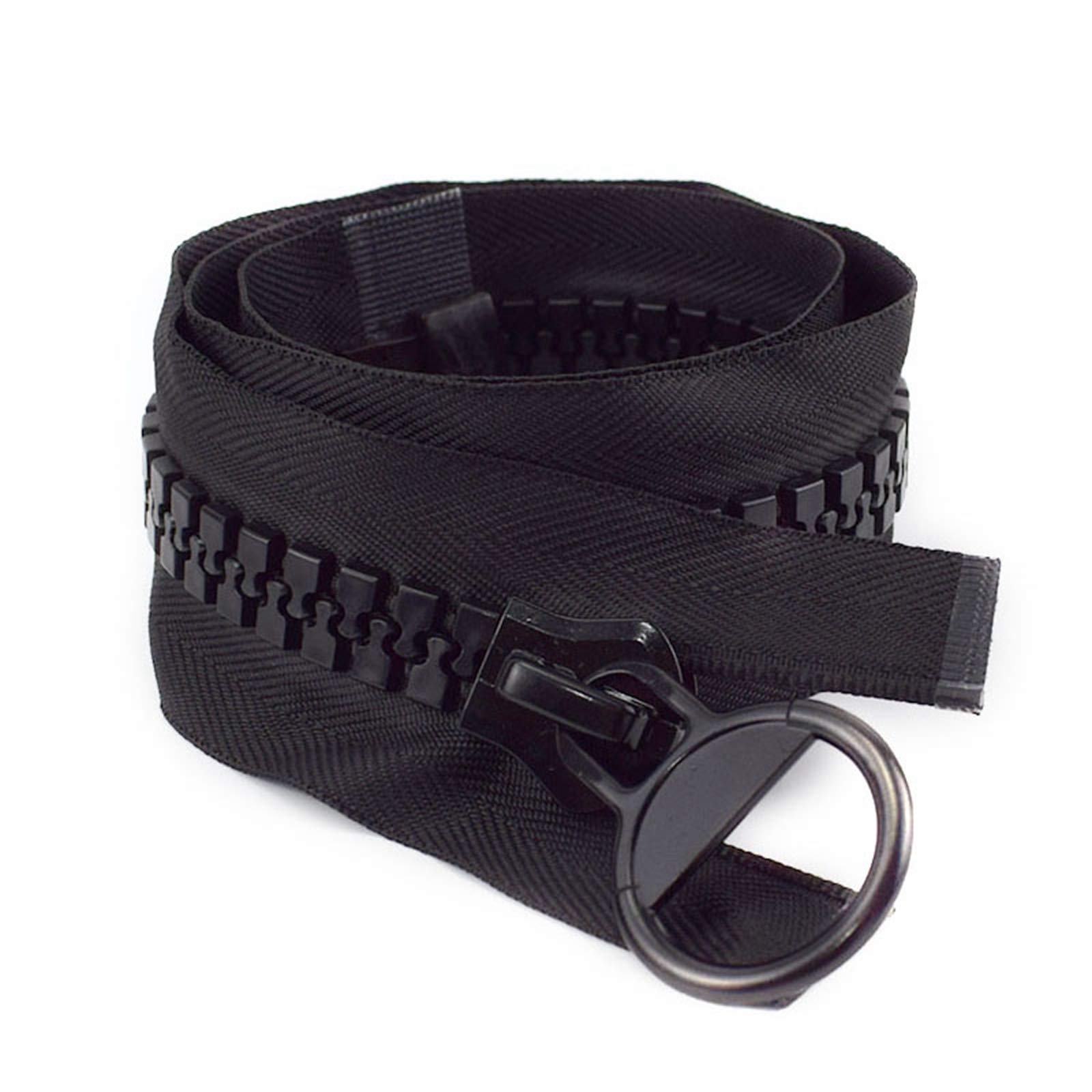 Amazon.co.jp: zips,20# 樹脂ジッパー ブラック オープンエンド オート