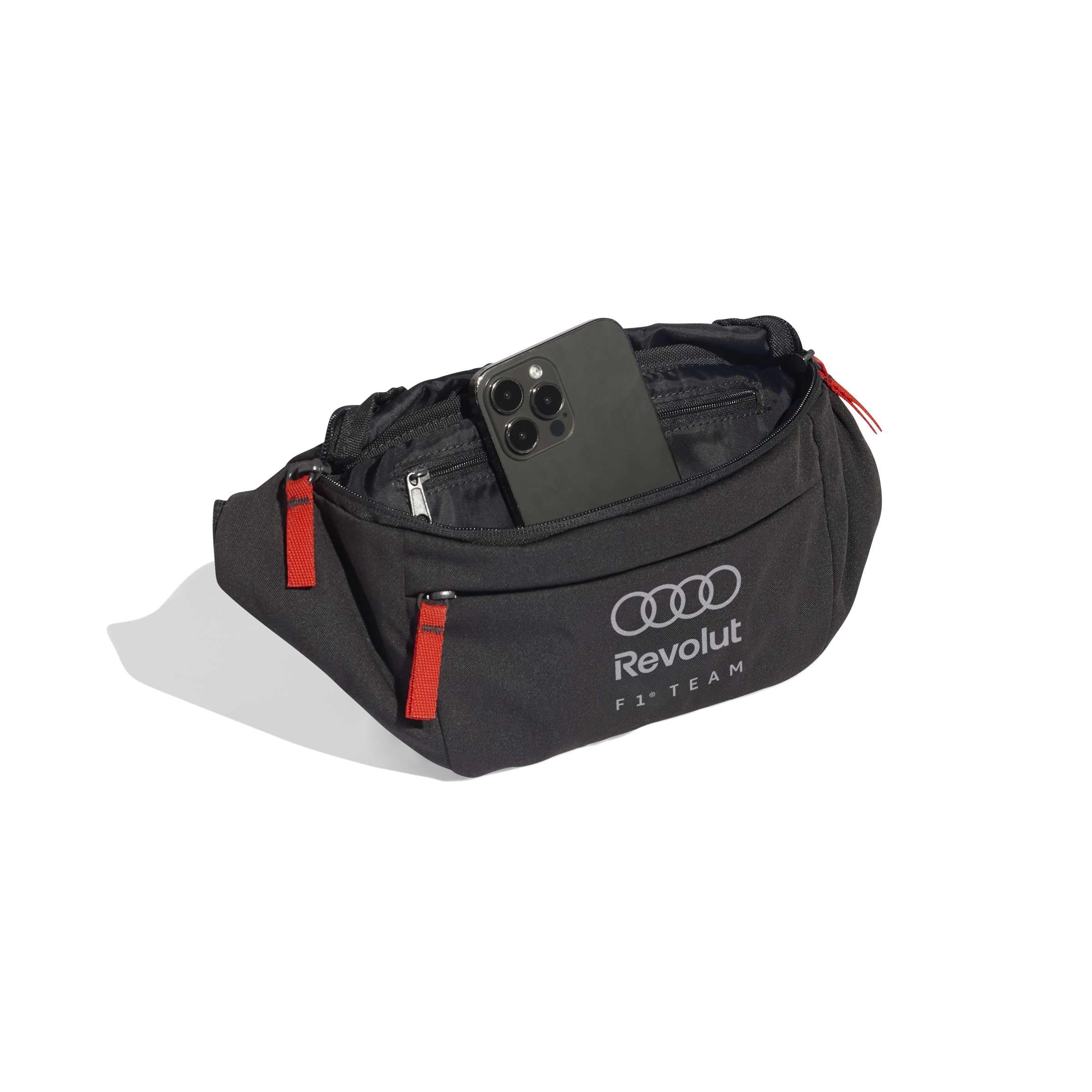 adidas Mixte Audi Revolut F1 Team Waistbag Waist Pack, Utility Black, One Size