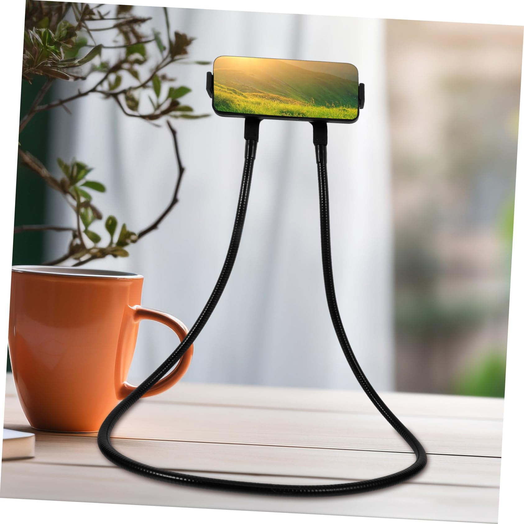 Zerodeko Soporte De Cuello Flexible para Teléfono Móvil Soporte para Tableta para Uso Doméstico