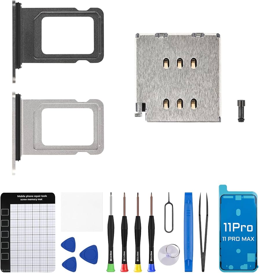 Amazon.com: Risidamoy for iPhone 11 PRO MAX Single SIM Card Reader